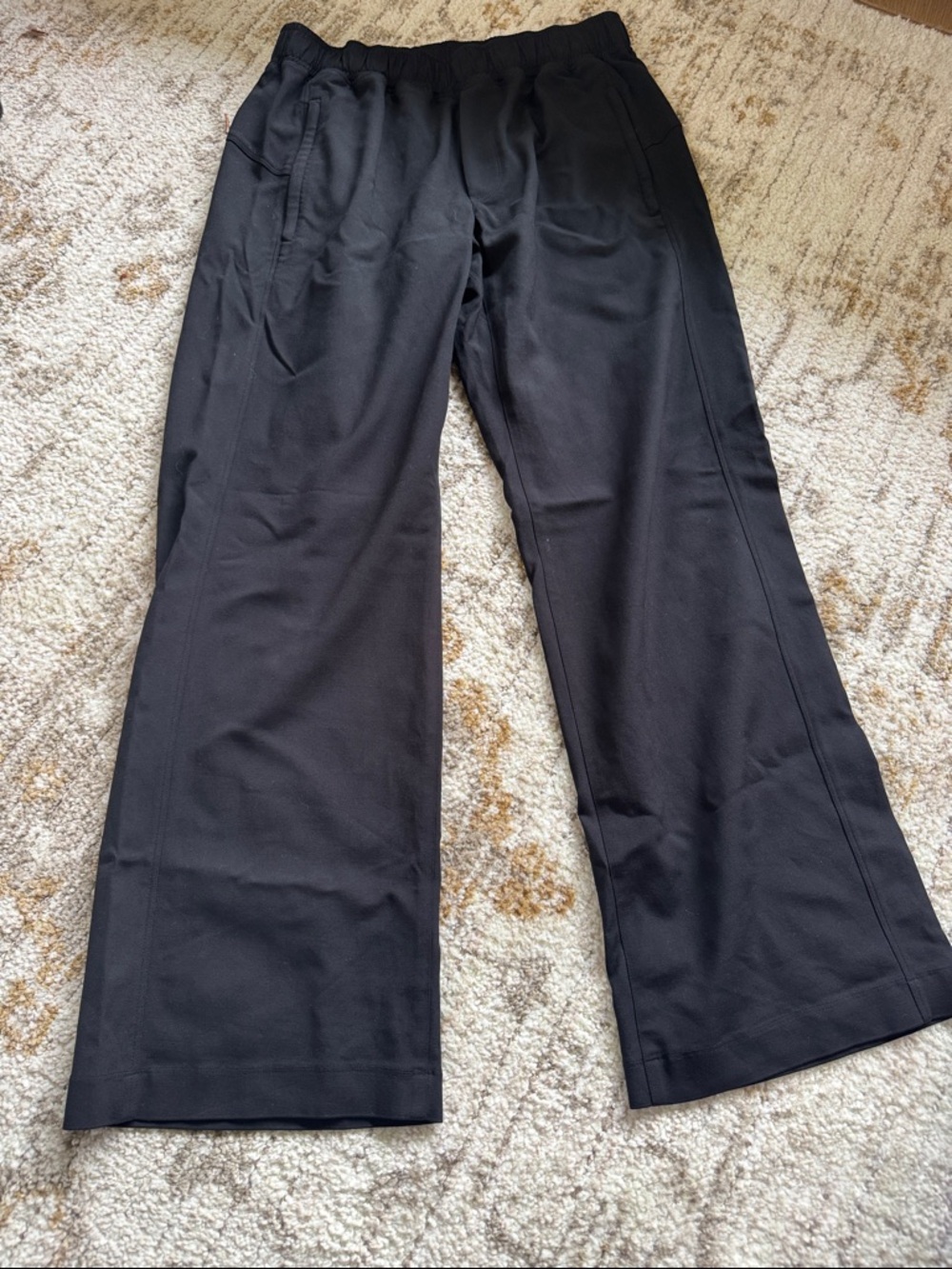 PASKHO Community Made Insanely Comfy Wide leg Travel Flight Pants Size Xl Black - Picture 3 of 7
